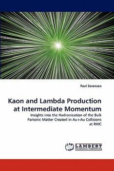 Paperback Kaon and Lambda Production at Intermediate Momentum Book