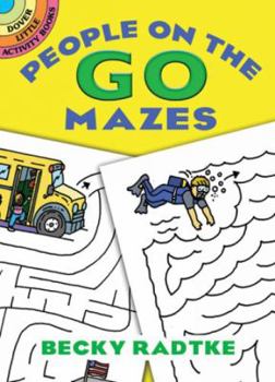 Paperback People on the Go Mazes Book