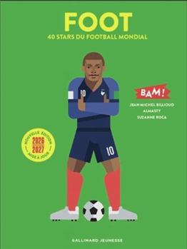 Hardcover Foot: 40 stars du football mondial-Nouvelle édition mise à jour [French] Book
