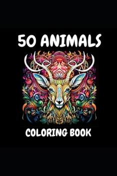 Paperback 50 Animals: Coloring books Book