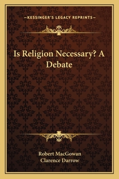 Paperback Is Religion Necessary? A Debate Book