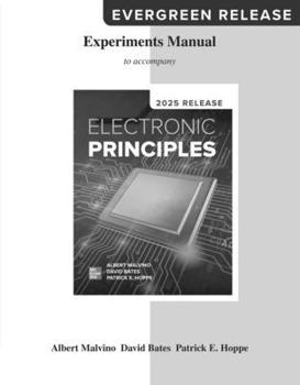 Paperback Experiments Manual to Accompany Electronic Principles: 2025 Release Book