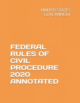 Paperback Federal Rules of Civil Procedure 2020 Annotated Book