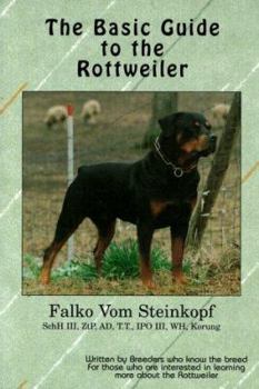 Paperback The Basic Guide to the Rottweiler Book