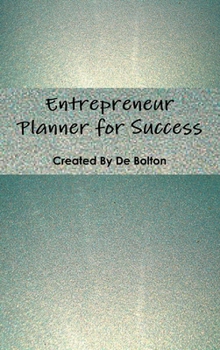 Hardcover A Entrepreneur Planner for Success Book