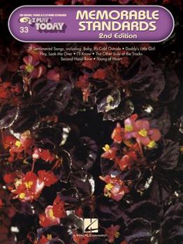 Paperback Memorable Standards: E-Z Play Today Volume 33 Book