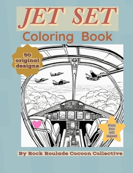 Paperback jet set: coloring book