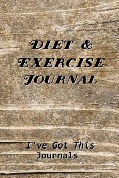 Paperback Diet & Exercise Journal: Rugged Book