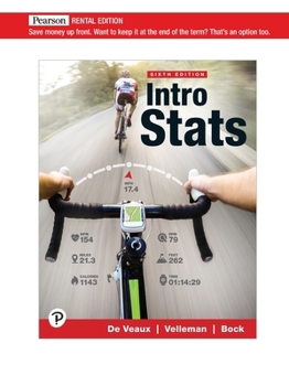 Paperback Intro Stats [RENTAL EDITION] Book