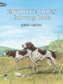 Paperback Favorite Dogs Coloring Book