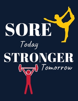 Sore Today Stronger Tomorrow: Gymnastics Journal for Girls gifts Lined Journal Notebook for adults, Diary or School Notebook Writing Journal Gymnastics Notebooks for Girls