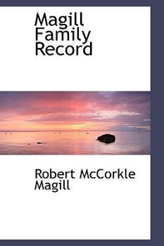 Paperback Magill Family Record Book