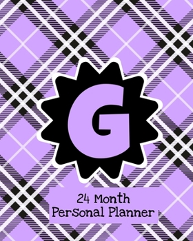 24 Month Personal Planner: Monogrammed Schedule and Organizer