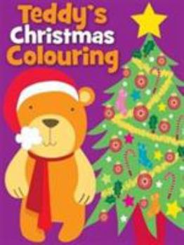 Paperback Christmas Colouring Teddy Book