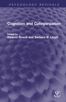 Hardcover Cognition and Categorization Book