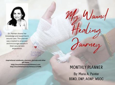 Paperback My Wound Healing Journey: Monthly Planner Book