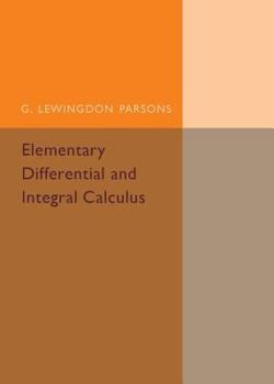 Paperback Elementary Differential and Integral Calculus Book
