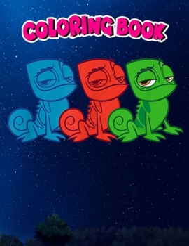 Coloring Book: Channel Rapunzel's Tangled Adventure Pascal, Children Coloring Book, 100 Pages to Color