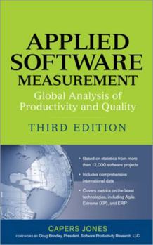 Hardcover Applied Software Measurement: Global Analysis of Productivity and Quality Book