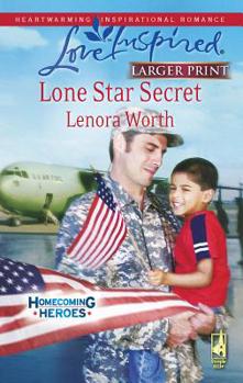 Mass Market Paperback Lone Star Secret [Large Print] Book