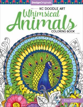 Paperback Kc Doodle Art Whimsical Animals Coloring Book