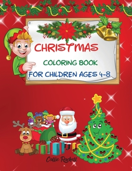 Paperback Christmas coloring book for children ages 4-8 Book