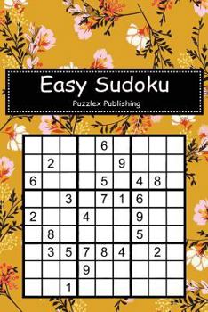 Easy Sudoku: Sudoku Puzzle Game For Beginers With Blossom Floral Pattern Style Cover