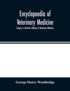 Paperback Encyclopaedia of veterinary medicine, surgery & obstetrics (Volume I) Veterinary Medicine Book