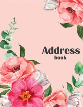 Paperback Large Address Book: An Alphabetical Over 400+ for Record Contact Notebook and Journal [Large Print] Book