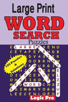 Paperback Large Print WORD SEARCH Puzzles [Large Print] Book