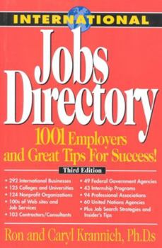 Paperback International Jobs Directory: 1001 Employers and Great Tips for Success Book