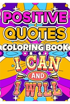 Paperback Positive Quotes Coloring Book
