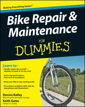 Paperback Bike Repair and Maintenance for Dummies Book