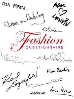 Hardcover The Fashion Questionnaire Book