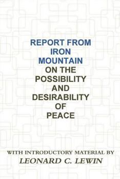 Paperback Report from Iron Mountain Book