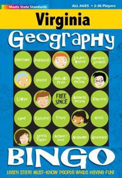 Hardcover Virginia Geography Bingo Game! Book