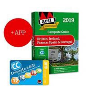 Paperback Campsite Guide + APP 2019 Britain, Ireland, France, Spain & Portugal Book