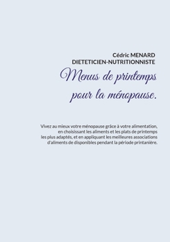 Paperback Menus de printemps pour la ménopause. [French] Book