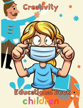 Paperback Creativity Educational Book Children: 8.5''x11''/educational books for kids Book
