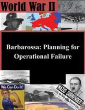 Paperback Barbarossa: Planning for Operational Failure Book