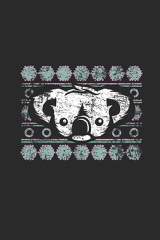 Ugly Christmas Koala: Graph Paper Notebook (6" x 9" - 120 pages) ~ Christmas Themed Notebook for Daily Journal, Diary, and Gift