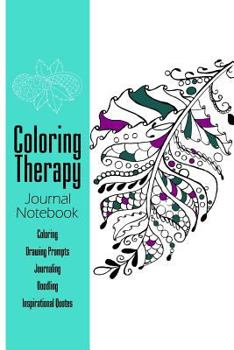 Paperback Coloring Therapy: Journal Notebook Book