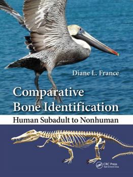 Paperback Comparative Bone Identification: Human Subadult to Nonhuman Book