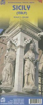 Map Sicily Travel Reference Map 1:250,000 [French] Book