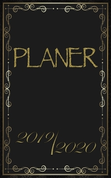 Planer 2019 2020: Wochenplaner von Oktober  2019 bis Dezember 2020 I jeder Tag bietet viel Platz für Notizen und Termine I ToDo-Liste I Terminkalender ... Terminplaner I Design: Gold (German Edition)