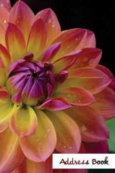 Address Book : (Flower Edition Vol. C01) Glossy and Soft Cover, Large Print, Font, 6 X 9 for Contacts, Addresses, Phone Numbers, Emails, Birthday and More