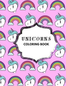 Paperback Unicorns Coloring Book