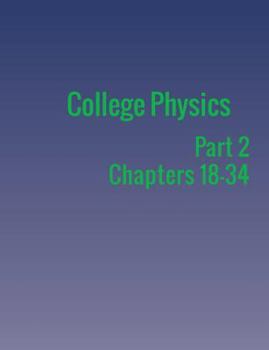 Paperback College Physics: Part 2 Book