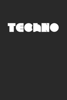 Techno: Techno Rave. Ruled Composition Notebook to Take Notes at Work. Lined Bullet Point Diary, To-Do-List or Journal For Men and Women.