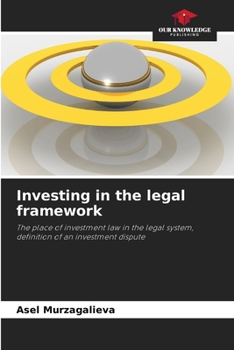Paperback Investing in the legal framework Book